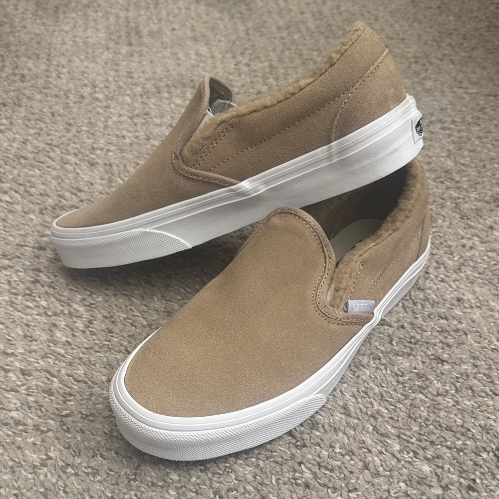 Vans Classic Beige Slip-On Shoes